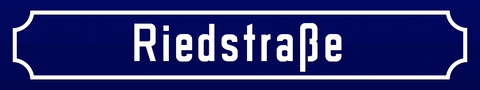 Straßenschild Riedstraße GIF by Lulububu Software GmbH