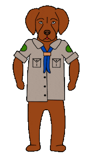 Bremen Hund Sticker by Stamm Kopernikus