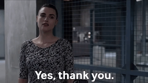 Lena Luthor Thank You GIF by swerk