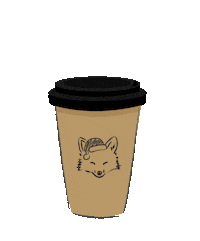 Coffee Santa Sticker by The Fox Mercantile