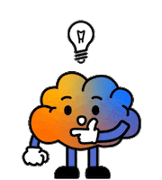 Shock Thinking Sticker by Right Left Agency