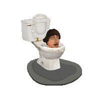 Confused Toilet Sticker by Scorpion Dagger