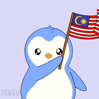 Penguin Flag GIF by Pudgy Penguins