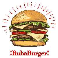 Burger Sticker by Rubaiyat Chile