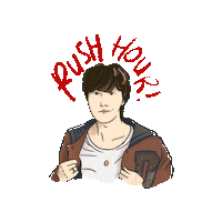 Bongoods bts hope jhope rush hour Sticker
