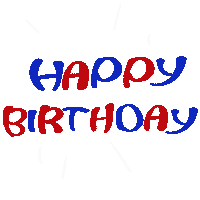 Happy Birthday Sticker
