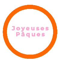 Joyeuses Paques Horse Sticker by Ohlala sellerie