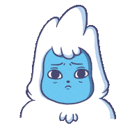 Sad Cartoon Sticker by The Yetee