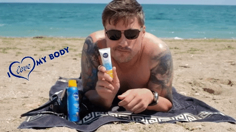 vkaramazovchannel giphygifmaker giphyattribution sun nivea GIF