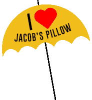 Rainy Day Rain Sticker by Jacob's Pillow