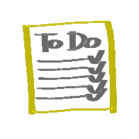 fransiebycindy check paper list Todo Sticker