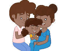 Familia Tina Sticker by Mundo Bita