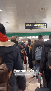 Bologna Airport Screens Passengers for Coronavirus as Italy Imposes Lockdown