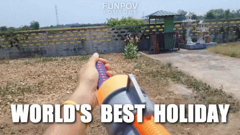 water fight GIF