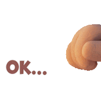 Hands Up Ok Sticker