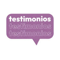 Testimonios Sticker by Be Generation Love