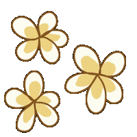 Flower Plumeria Sticker