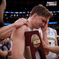 College Basketball Crying GIF by NCAA March Madness