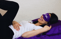 SheetsGiggles smile girl tired sleep GIF