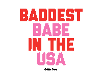 shopgoldengems usa bad babe baddie Sticker