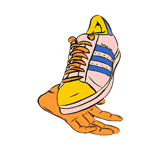 illustration adidas Sticker by Zappos