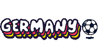 Germany Football Sticker