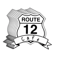 R12C Sticker by Route 12 Cafe
