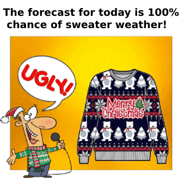 Christmas Ugly Sweater GIF