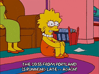 sad lisa simpson GIF