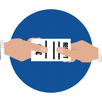 Restaurant Card Payment Sticker by POSSUM Kassensysteme