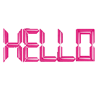 Bonjour Hello Sticker