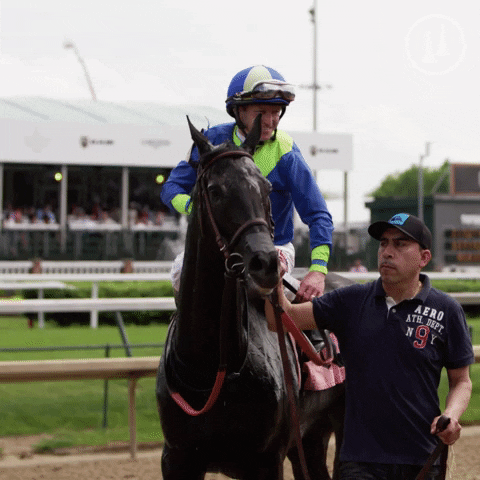 TwinSpires giphyupload twinspires horseracing jamesgraham winning churchilldowns thumbsup kyderby kentucky louisville GIF