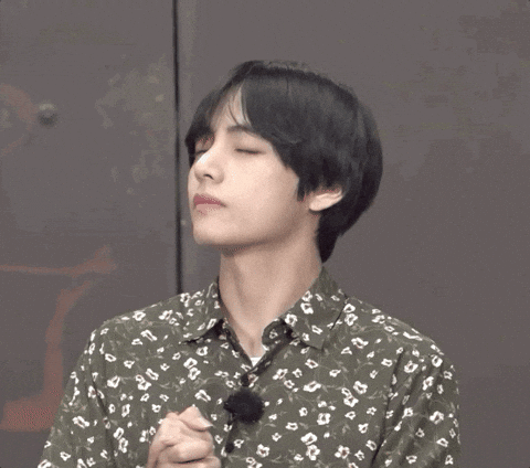 V Praying GIF by BTS