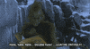 Movie gif. Jim Carrey as the Grinch from How the Grinch Stole Christmas reads from a book on his icy, windy mountaintop. As he speaks angrily, he makes a sweeping motion across the frame and closes his hand in a fist. Text, "Hate, hate, hate...double hate! Loathe entirely!"