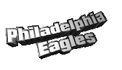 Philadelphia Eagles Football Sticker by GIPHY Text