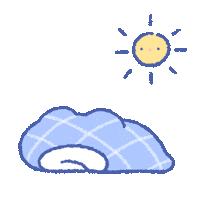 Sleepy Cat Sticker