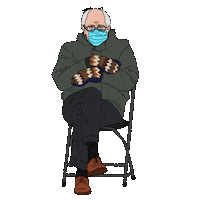 Bored Joe Biden Sticker by Bianca Bosso