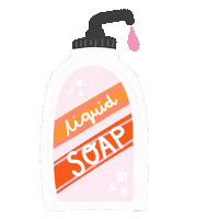 Stay Home Hand Soap Sticker