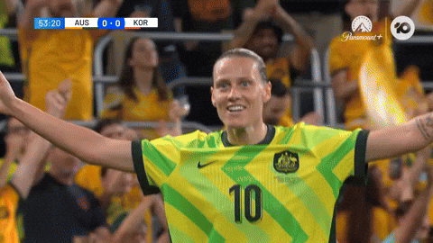 Emily Van Egmond Celebration GIF by Football Australia