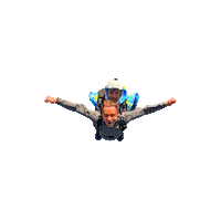 LecimNaSzczecin skydive parachute lns skoki spadochronowe Sticker