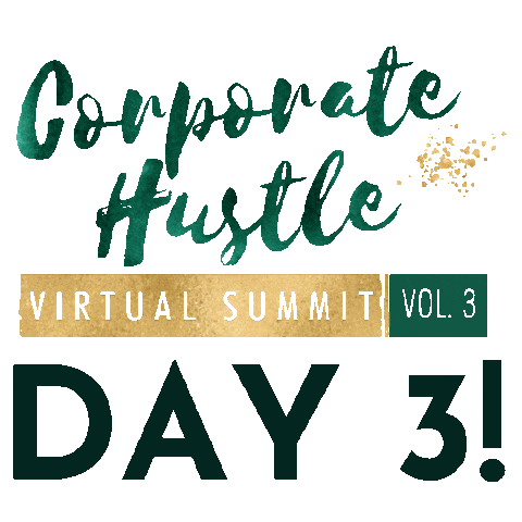 CorporateHustleU giphyupload chvs corporate hustle virtual summit demishia samuels Sticker