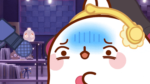 Shocked Freak Out GIF by Molang