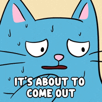 Blue Cat Help GIF