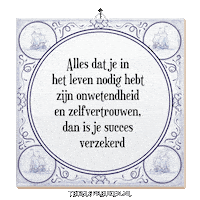 Humor Focus Sticker by Tegelspreuken.nl