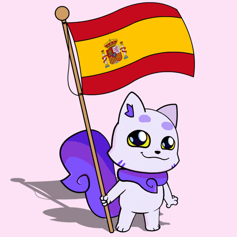 Spanish Flag GIF by Lucky Kat Studios