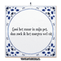Pet Humor Sticker by Tegelspreuken.nl
