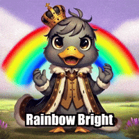 Rainbow Rain GIF by sirduckbeth