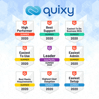 quixyofficial g2 badges nocode GIF