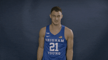 Byu Basketball Gocougs GIF by BYU Cougars