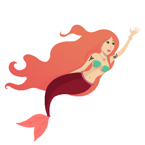 Hair Swim Sticker